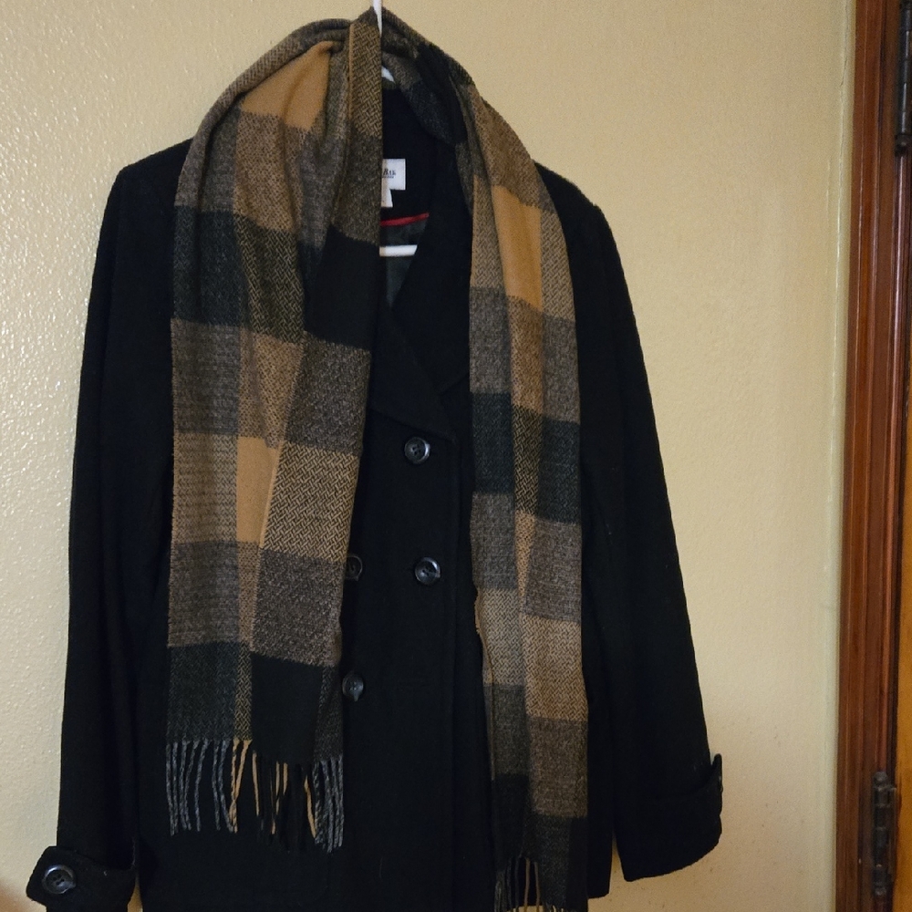 a.n.a Brown Pea Coat Classic Style